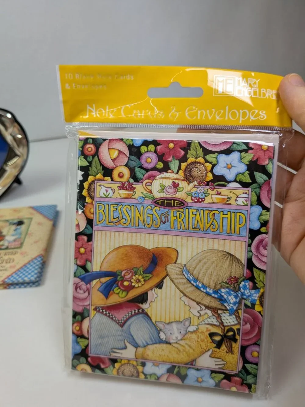 Mary Engelbreit Friendship Collection Lot of 6 Note Cards Frame Magnet Box Book